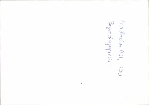 Ak MdB Friedhelm Ost, Porträt, Autogramm