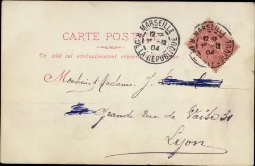 Ak Dampfer Polynesien, Messageries Maritimes, MM