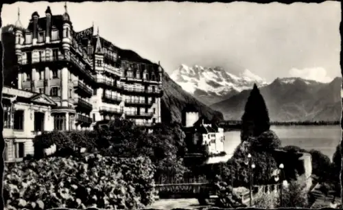 Ak Territet Montreux Kt. Waadt, Hotel Bristol