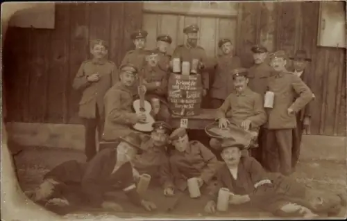 Foto Ak Truppenübungsplatz Lager Lechfeld, Immb. Ldw. Inf. Rgt, No. 13, 20. Komp., I WK