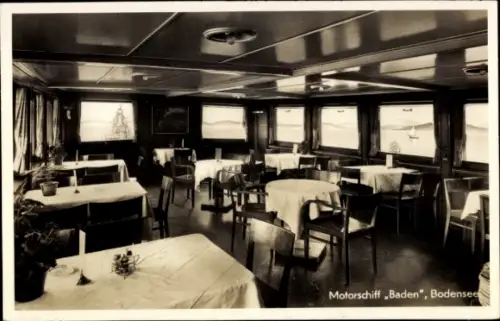 Ak Motorschiff Baden, Bodensee, Schiffsrestauration