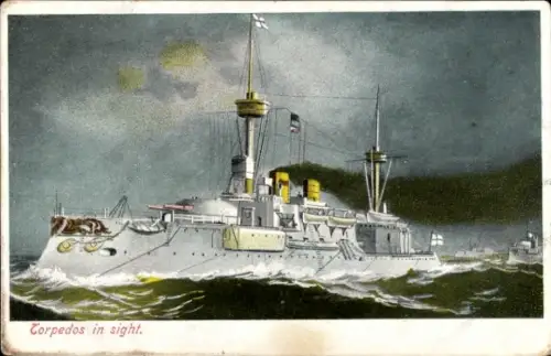 Ak Deutsches Kriegsschiff, SMS Kurfürst Friedrich Wilhelm, Panzerschiff
