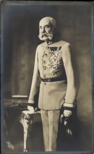 Ak Kaiser Franz Joseph I., Portrait in Uniform