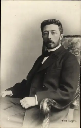 Ak Prinz Eugen von Schweden, Portrait