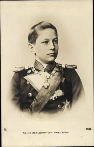 Ak Prinz Adalbert von Preußen, Portrait