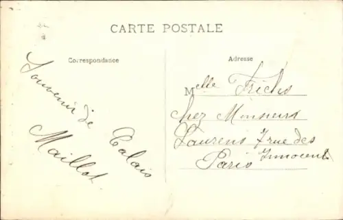 Ak Calais Pas de Calais, Monument des Bourgeois de Calais