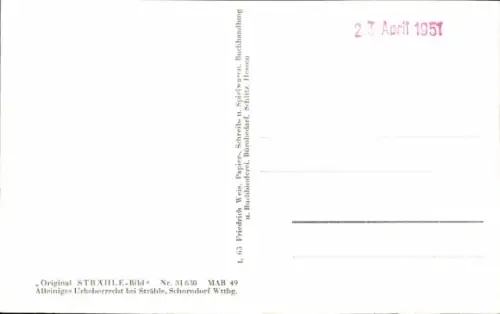 Ak Schlitz in Hessen, Fliegeraufnahmet