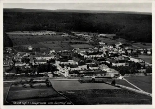 Ak Ebrach im Steigerwald Oberfranken, Luftaufnahme von  Steigerwald, Kloster  Sommerfrische