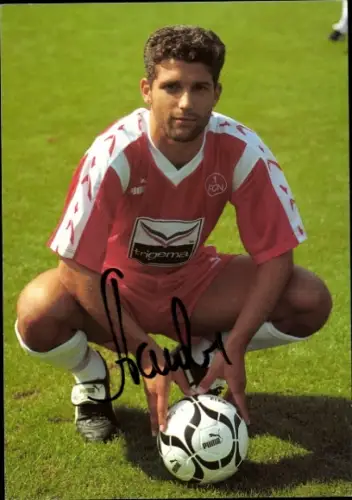 Autogrammkarte Fußballer Oliver Straube, 1.FC Nürnberg, Autogramm