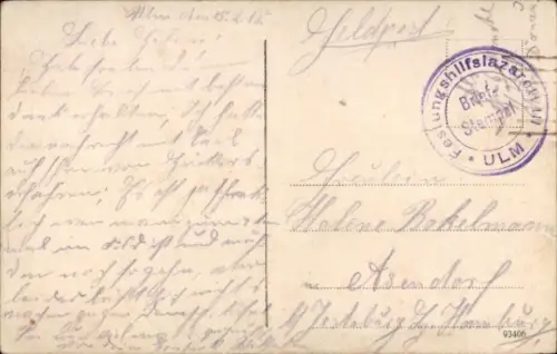 Ak Ulm an der Donau, Hauptwachplatz