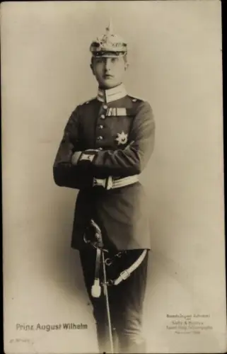 Ak August Wilhelm Prinz von Preußen, Portrait