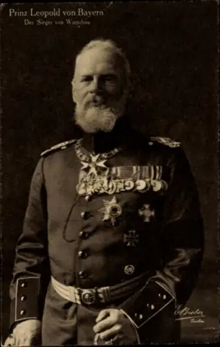 Ak Prinz Leopold von Bayern, Sieger von Warschau