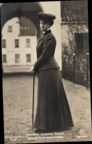 Ak Prinzessin Alexandra Victoria von Preußen, Portrait