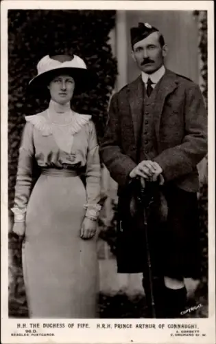 Ak Duchess of Fife, Prince Arthur of Connaught, Portrait