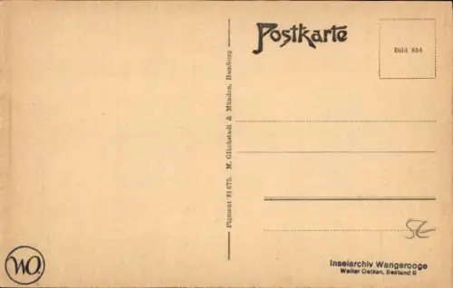 Ak Nordseebad Wangeroog Wangerooge in Ostfriesland, Menschen am Strand, Bademode