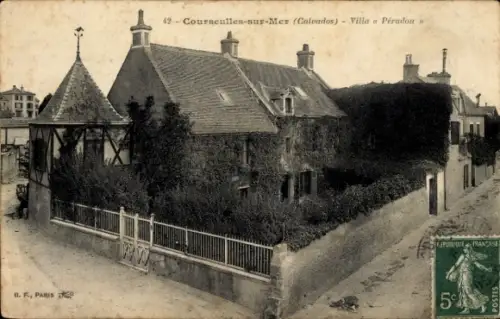 Ak Courseulles sur Mer Calvados, Villa Peradon