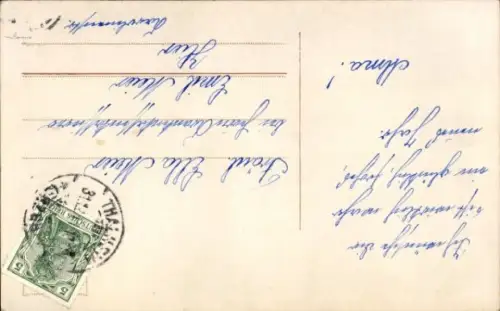 Ak Glückwunsch Neujahr, Jahreszahl 1912, Frau als Schornsteinfeger