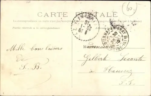 Ak Chaumont en Vexin Oise, Rue de Laillerie