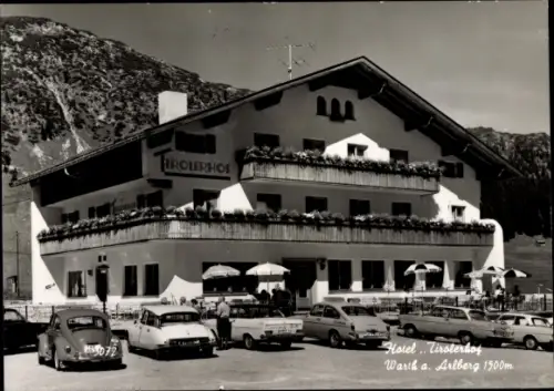 Ak Warth am Arlberg Vorarlberg, Hotel Tirolerhof
