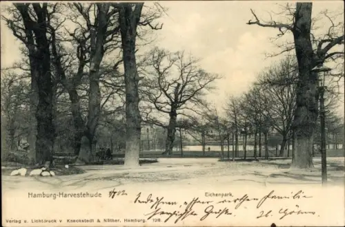 Ak Hamburg Eimsbüttel Harvestehude, Eichenpark