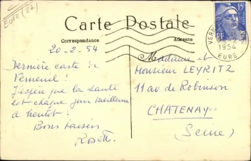 Künstler Ak Verneuil Eure, Rue du Pont Perce