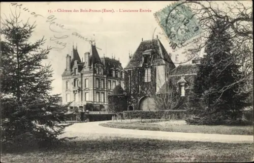 Ak Verneuil Eure, Château des Bois Francs, Entrée