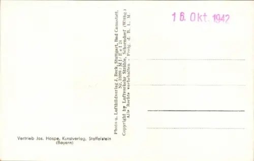 Ak Kulmbach in Oberfranken, Fliegeraufnahme, Plassenburg