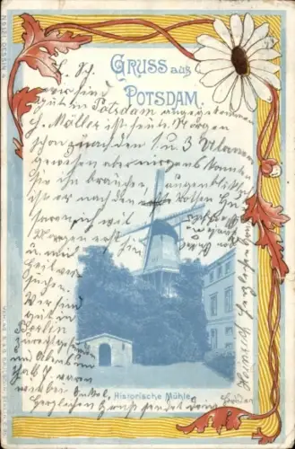 Ak Potsdam, Historische Mühle