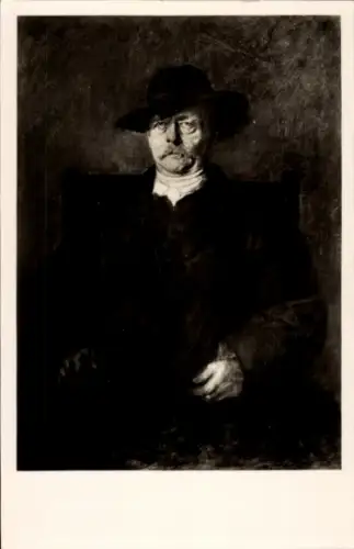 Künstler Ak v. Lenbach, Franz, Fürst Otto von Bismarck, Portrait