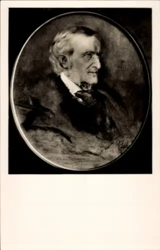 Künstler Ak v. Lenbach, Franz, Richard Wagner, Portrait