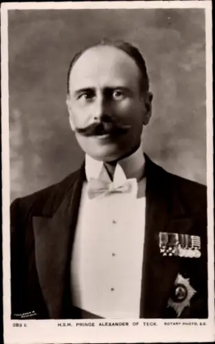 Ak H.S.H. Prince Alexander of Teck, Alexander Cambridge, 1. Earl of Athlone
