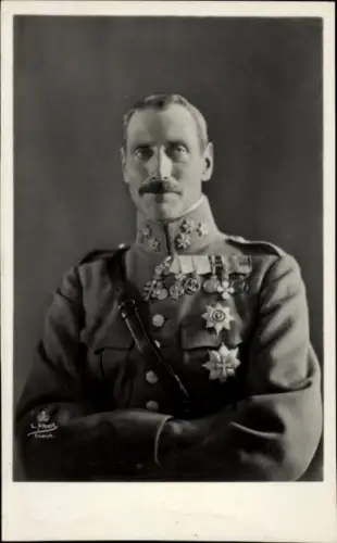 Ak König Christian X von Dänemark, Portrait in Uniform