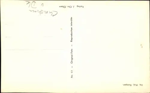 Ak König Christian X von Dänemark, Portrait in Uniform