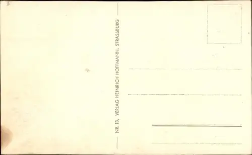 Ak Straßburg Elsass Bas Rhin, Rabenbrücke mit historischem Museum