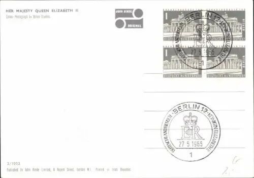 Ak Königin Elisabeth II., Portrait