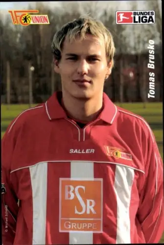 Autogrammkarte Tomas Brusko, 1. FC Union, BSR, Autogramm