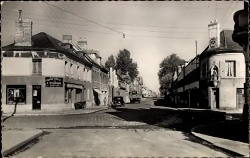 Ak Gisors Eure, La Rue de Dieppe