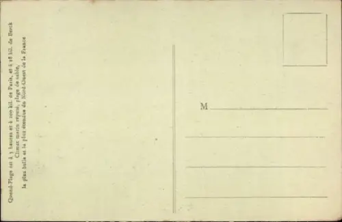 Ak Quend Plage Somme, Hotel