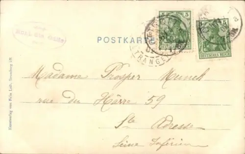 Ak Geiligenstein Elsaß Bas Rhin, St. Odilienkloster, Ruine Landsberg