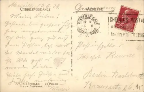 CPA Marseille Bouches-du-Rhône, Phare de la Desirade