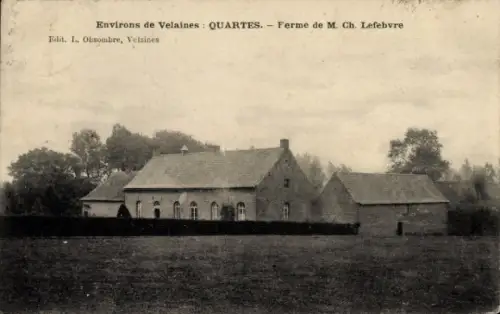 CPA Quartes Meuse, Ferme de M. Ch. Lefebvre
