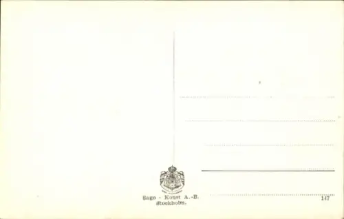 Ak Kronprinz Carl Gustaf, Uniform I. Kgl. Leibregiment