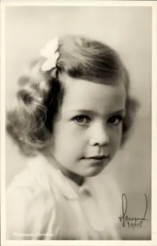 Ak Prinzessin Christina, Portrait 1948
