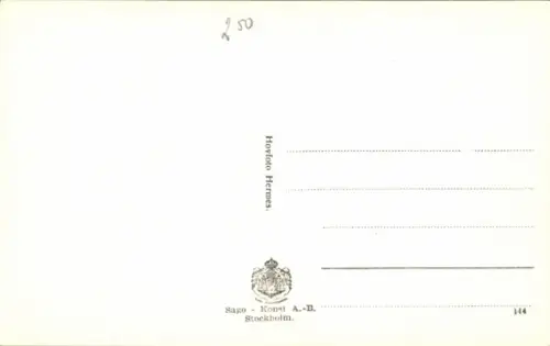 Ak Gustav VI. Adolf, Gustav Adolf Erbprinz von Schweden, Prinz Carl Gustaf