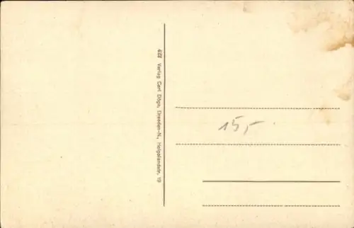 Ak Dohna in Sachsen, Kirche, Platz