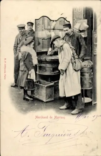 Ak Paris, Marchand de Marrons