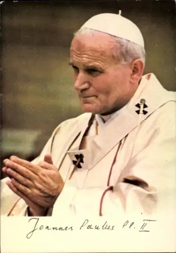 Ak Papst Johannes Paul II., Portrait