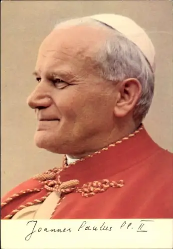 Ak Papst Johannes Paul II., Portrait