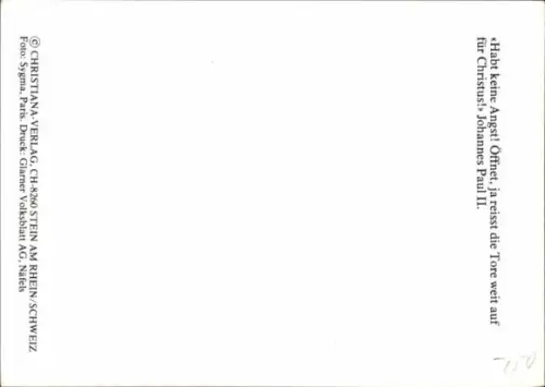 Ak Papst Johannes Paul II., Portrait