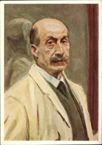 Künstler Ak Liebermann, Max, Selbstbildnis